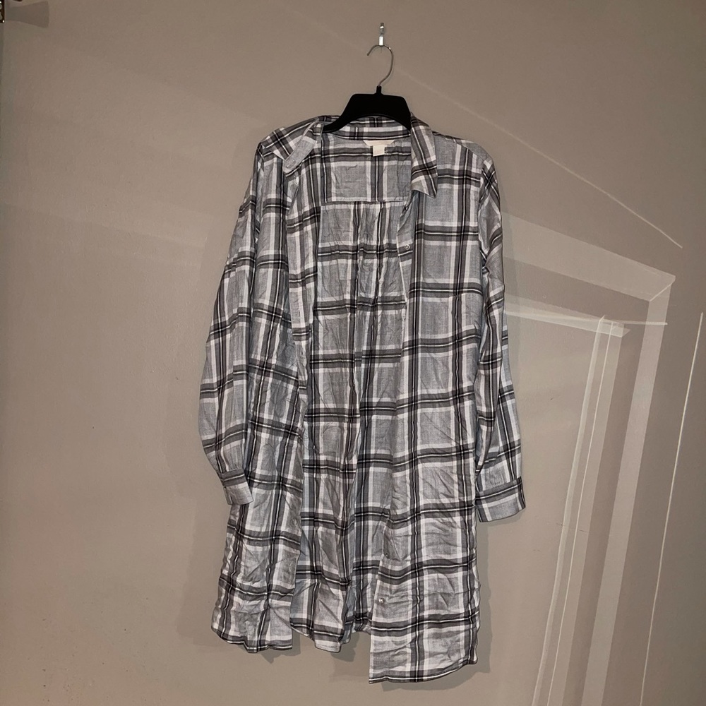 Long Gray Flannel